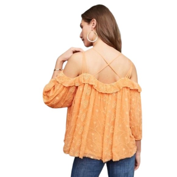 Anthropologie floreat Maryana open shoulder - Picture 2 of 11